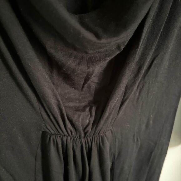 Womens Black Liz Lange Maternity Dress Casual Pleated Form Fitting Size XS - Picture 4 of 4